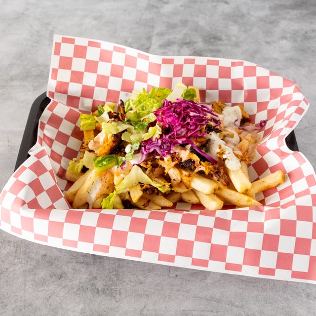 Chicken doner fries.
