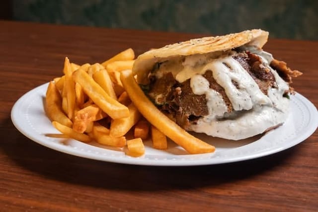 Chicken doner combo.